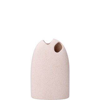 SARITA Vase B13,5 D5,5 H21,5 cm sandy blush
