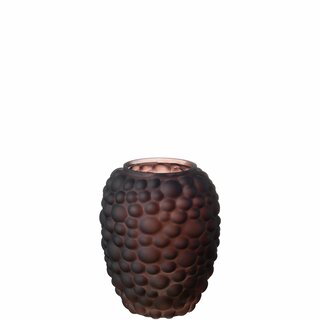 MINI SOFIAN Vase/Lykt D10 H12,4 cm matt hazel brown