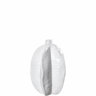 CAMILLE Vase D12,5 H17,5 cm pure white