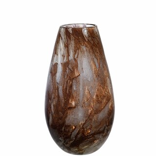 BEATA Vase D16 H28 cm brown/lilac