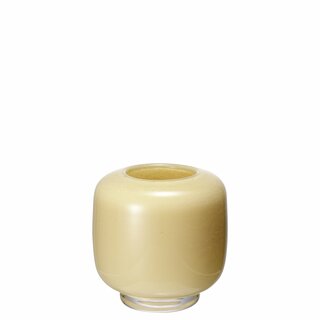 SOLRUN Vase/Lykt D12 H12,8 cm powder yellow