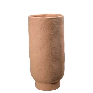 CLAUS Vase D13,5 H28,5 cm sandy terracotta
