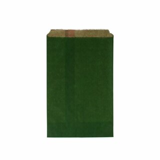 Papirpose br.kraft 12x18+1cm Mørk Grønn
