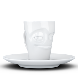 Tassen - Espressokopp Hvit D12 H7,5 Porselen