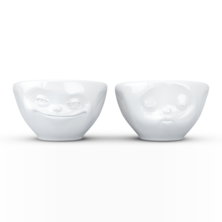 Tassen - Skål Hvit D7,3 H11,7 set Porselen