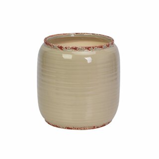 Leo - Blomsterurne Grå 21x21x21cm Ceramic