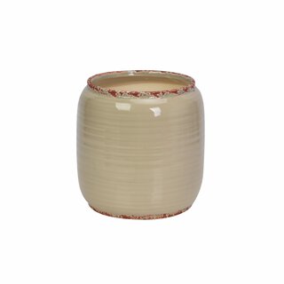 Leo - Blomsterurne Grå 18x18x19cm Ceramic