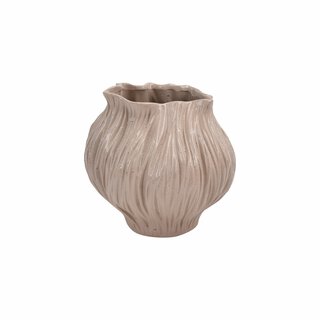 Safani - Blomsterurne Sand 20,5x19x21cm Keramikk