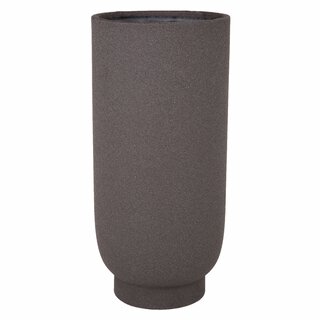 Sandy - vase Mørk grå 15x15x30cm Keramikk