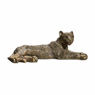 Gepard - Figur Bronse 23x12,5x9cm Polyresin