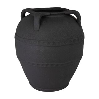 Ios - Vase Svart 33,5x33,5x37cm Terracotta