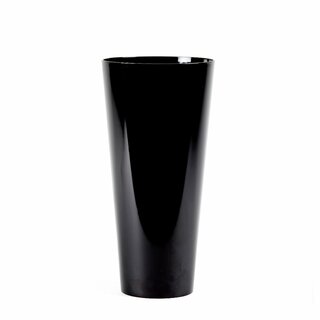 Plast vase Svart 35 cm