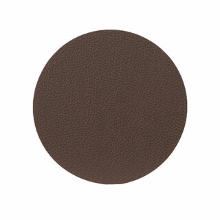 West - Glassbrikker mørk sjokolade D10cm s/4 PVC