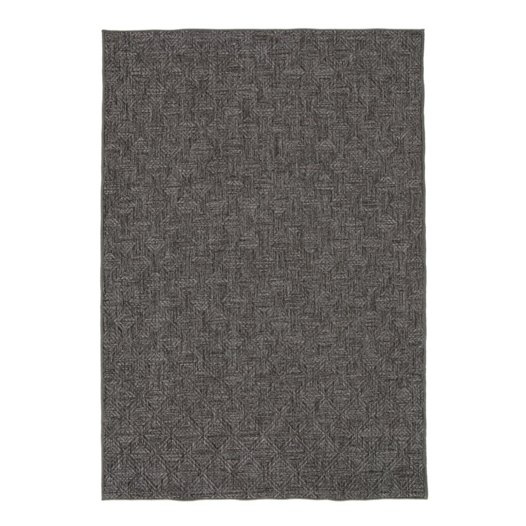Rio Outdoor Rug Dark Grey L160 W230 Consilimo