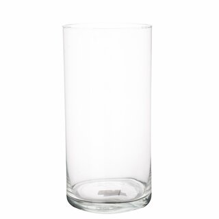 Glas cylindervas D15 H30 cm