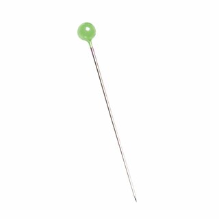 Perlenål lysgrønn 65 mm  (144)