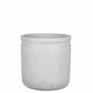Kruka Enkel, cement, D18 H19 cm