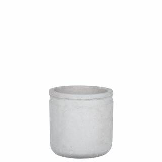 Kruka Enkel, cement, D13 H13 cm
