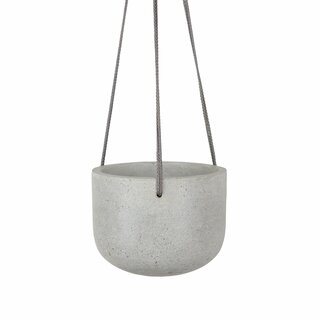 Rustik grå hängampel , D22 H17 cm