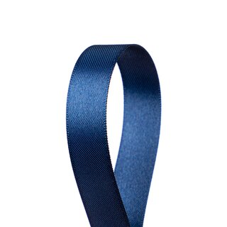 Silkebånd 15mm mørk blå