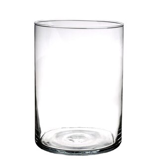 TUBE Vas ECO glas klar D18 H25 cm Netto