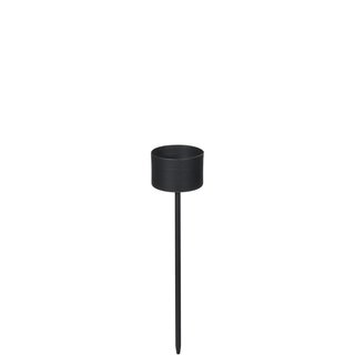 Ljushållare för värmeljus D4,2 H17,8 cm svart