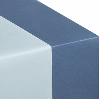 Gavepapir tosidig blå / lys gråblå 40cm