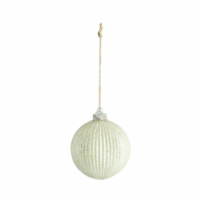 Norille bauble 10X10X10cm. Off White