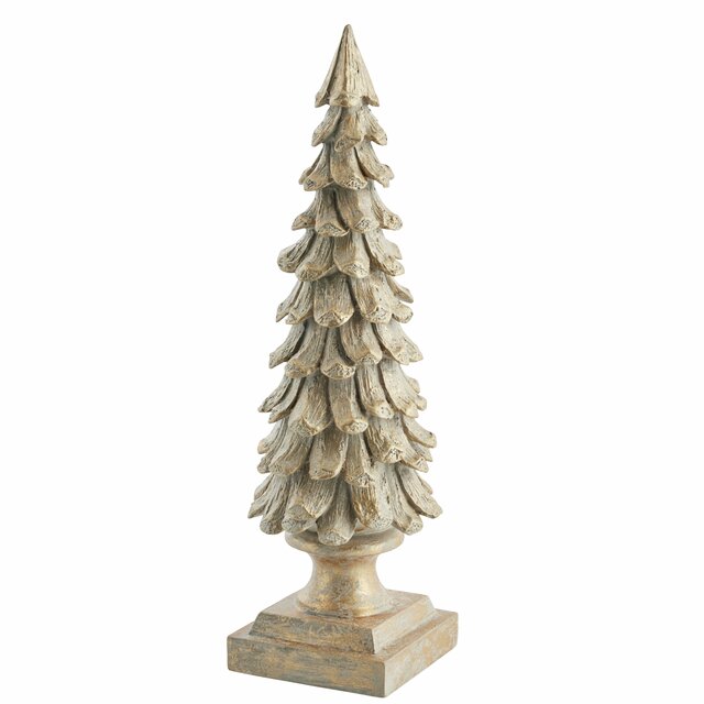 Gracie decoration light gold, Polyresin D10.5 H34