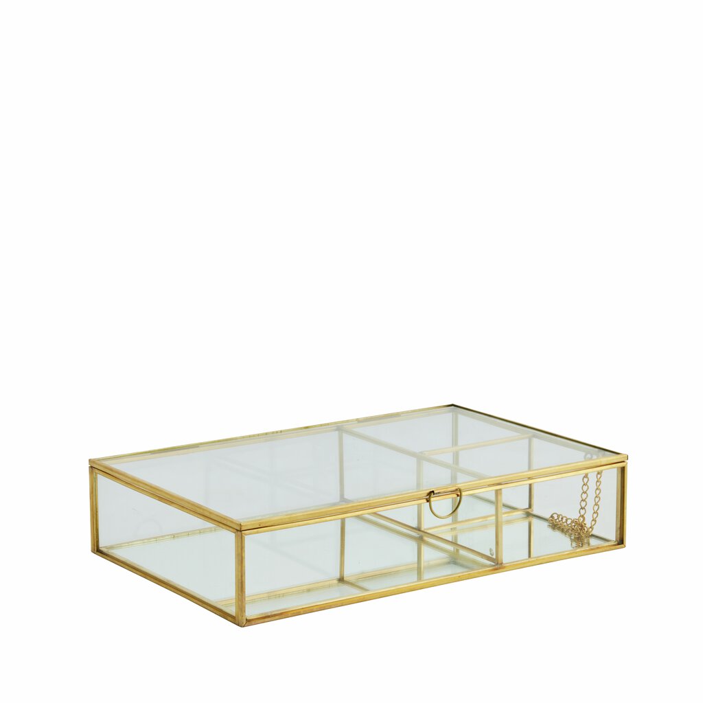 Laura storage box gold 25x16.5 H5.3 Consilimo