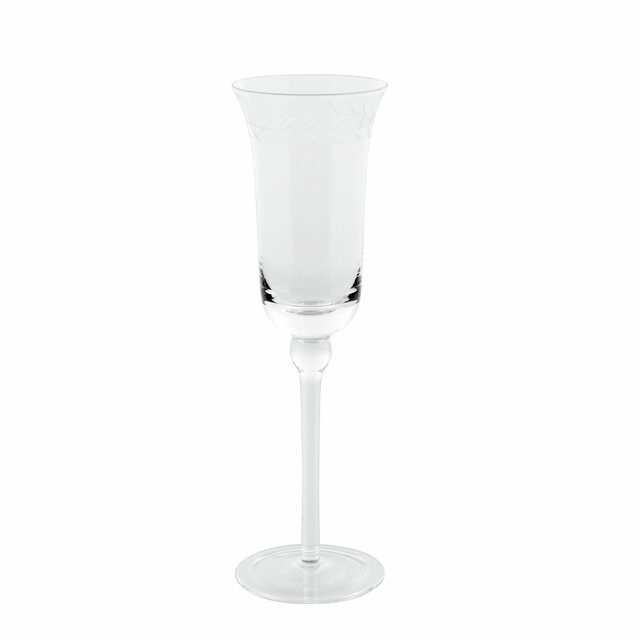 Dauphine champagne glass 7X23.5 cm, Clear