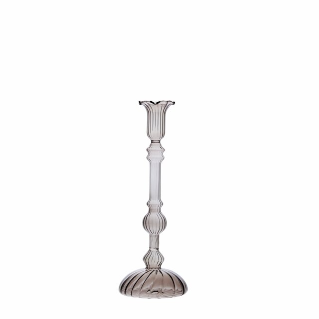 Astalina candlestick  9.5X9.5X26.5 cm. Grey