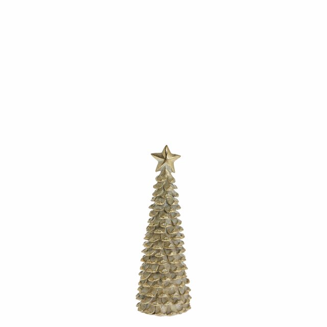 Serafina decoration tree 6.5X6.5X19.5 cm. L. Gold
