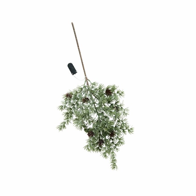Cedille branch led 65X30X7 cm. Green