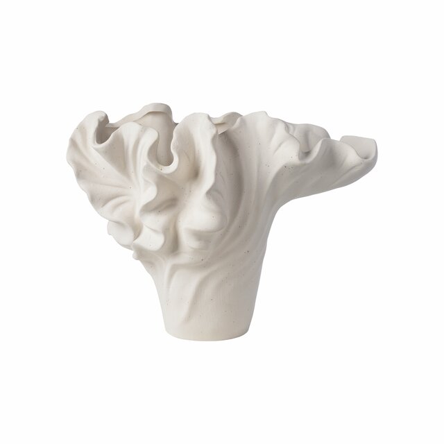 Florise vase 30,5X21X22,5 cm. White
