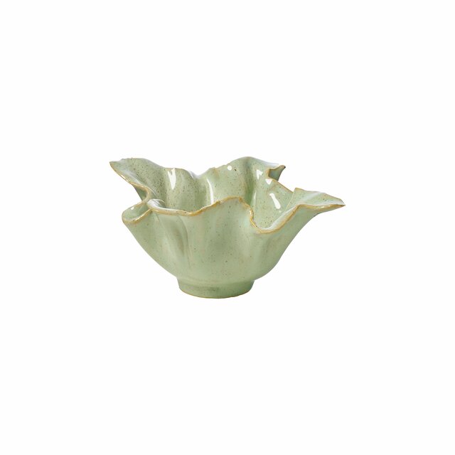 Formia decoration bowl 14X13,5X7 cm. L. Green
