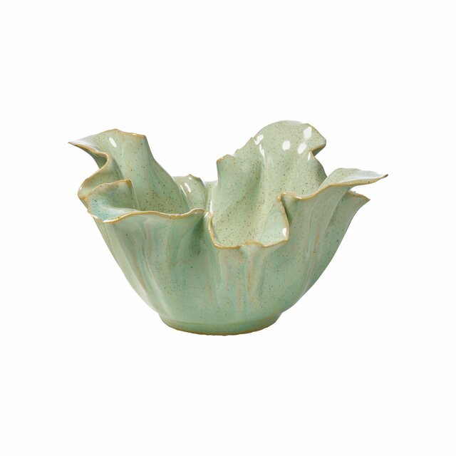 Formia decoration bowl 17,5X17,5X9,5 cm. L. Green