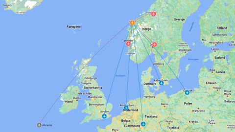 Filmar - internasjonale flyruter til Møre og Romsdal
