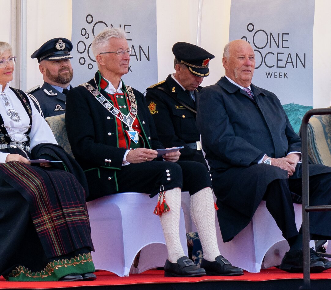 His Majesty King Harald was present
