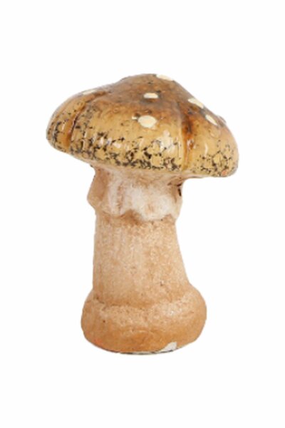Dekoration Västanvinden svamp keramik 7x9cm