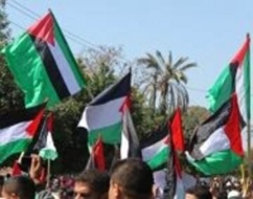 Demonstrasjon i Palestina.