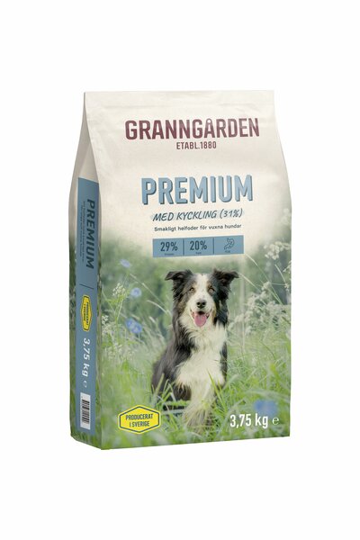 Hundfoder Granngården Premium 3,75kg