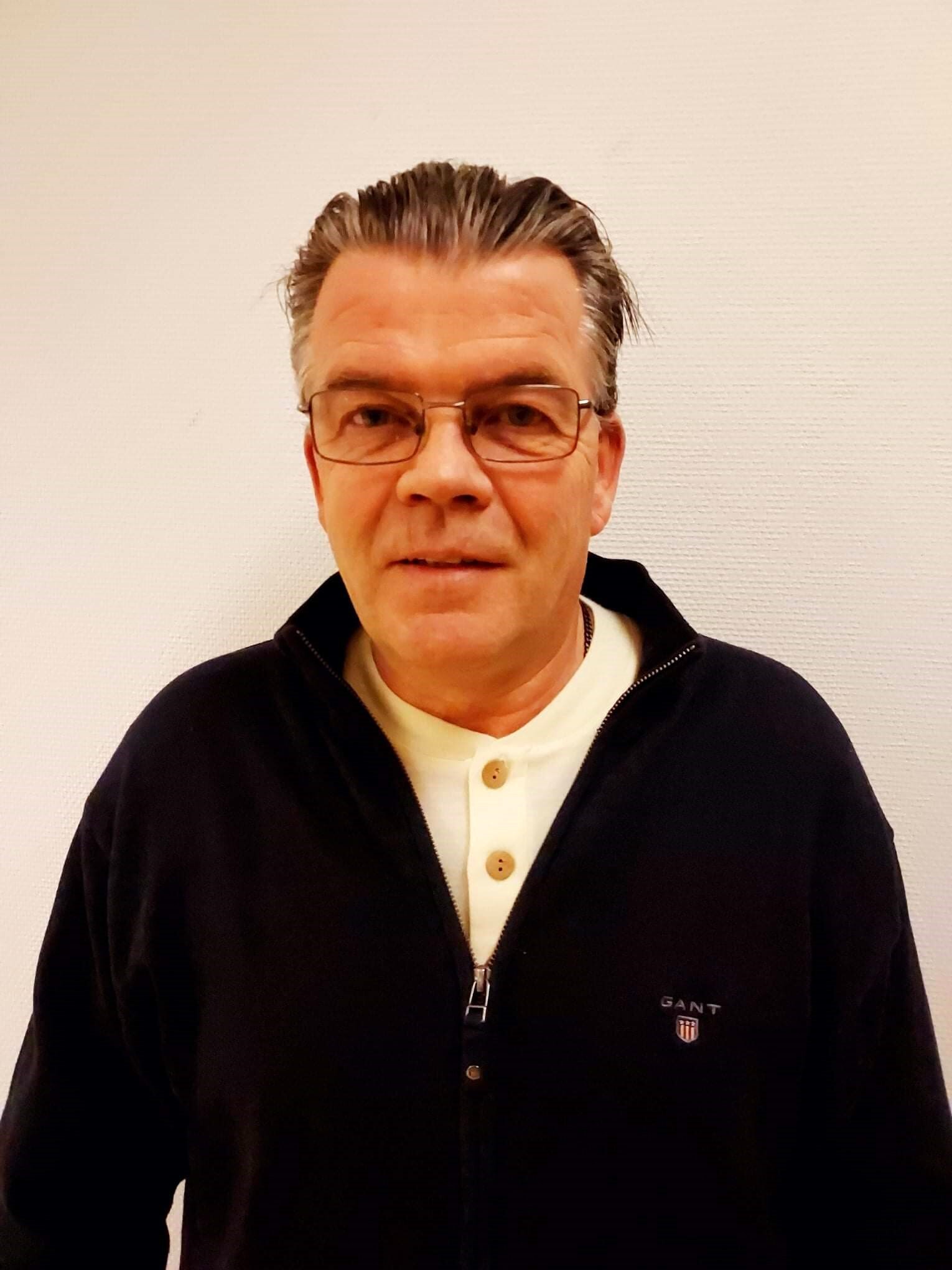 Portrettbilde av ny leder av Fagforbundet Sykehuset Namsos, Knut Erik Leithe. Foto.
