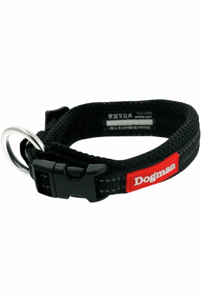 Hundhalsband Dogman Air Mesh vadderat