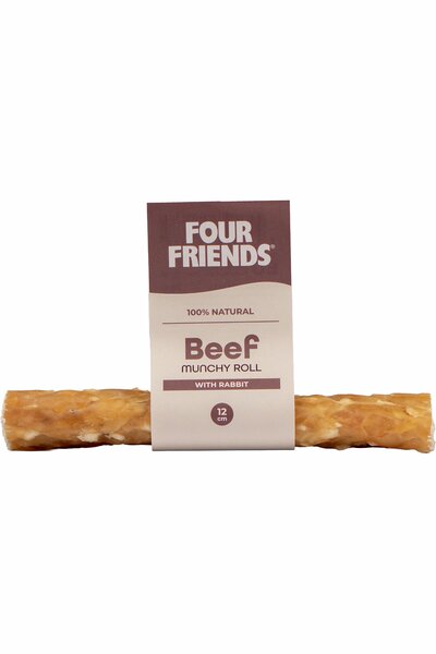 Hundtugg FourFriends Munchy Roll nöt & kanin