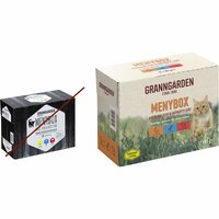 Våtfoder Granngården Menybox kött/fisk bitar i sås för katt 12x85g