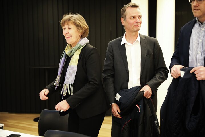 Mette Nord og Pål Skarsbak under forhandlingsoppstart for KS, LO Kommune