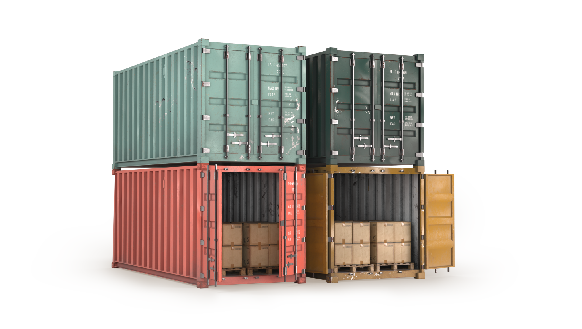 ship containers.