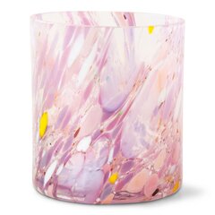 Magnor - Swirl drikkeglass/lykt rosa multi 35 cl
