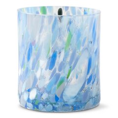Magnor - Swirl drikkeglass/lykt blå multi 35 cl